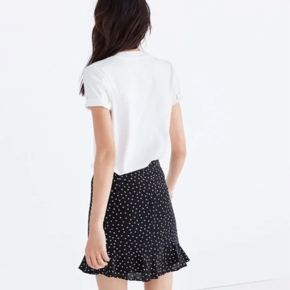 Madewell Silk Skirt in Star Scatter size 4 - Picture 3 of 9